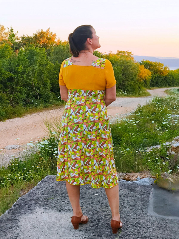 Katrice 40 Guen Gelb Ruecken