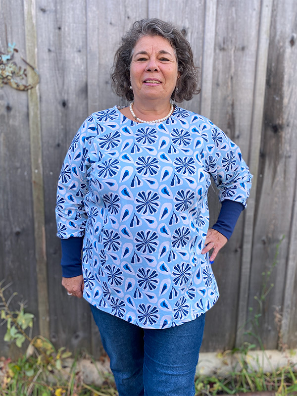 ALIRA 54 Blau Glatt Verlängert