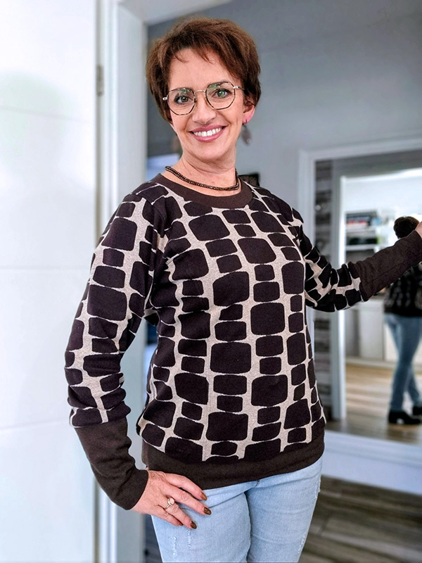 Alira 40 P Gemustert Seitlich