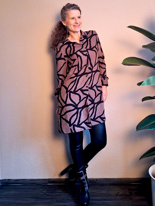 CORA 38 Gemustert Lang