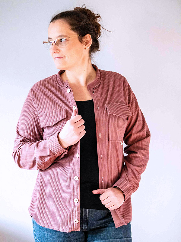 CORA 40 Cord Stehkragen