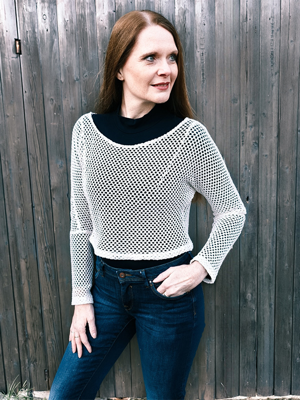 Rolanda 36 Spitze Beige Cropped