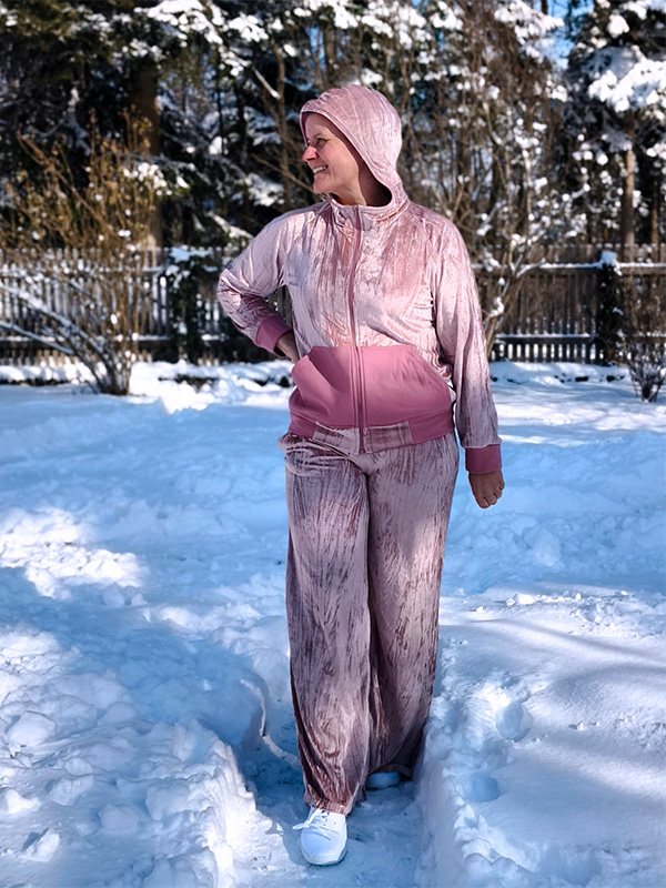 Chillou 40 Samt Rosa 1