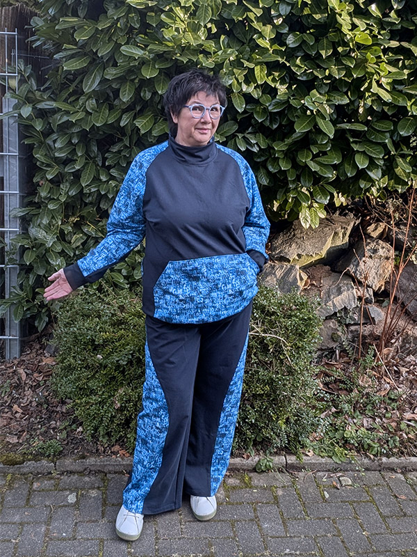 Chillou 50 Blau Gemustert 3