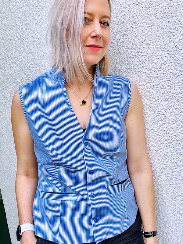 NAIRA 38 NAIRO Blau Gestreift 2