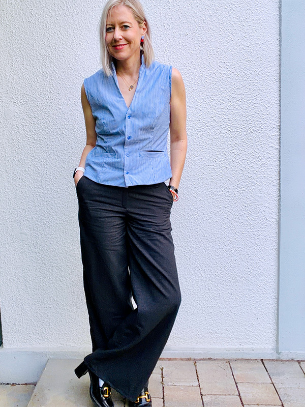 NAIRA 38 NAIRO Blau Gestreift 5