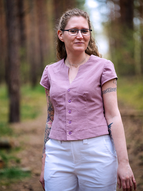 NAIRA 38 Var A, Ärmel, Kurz, Rosa