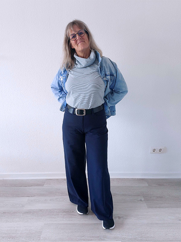 NAIRA 42 Leinengemisch Dunkelblau