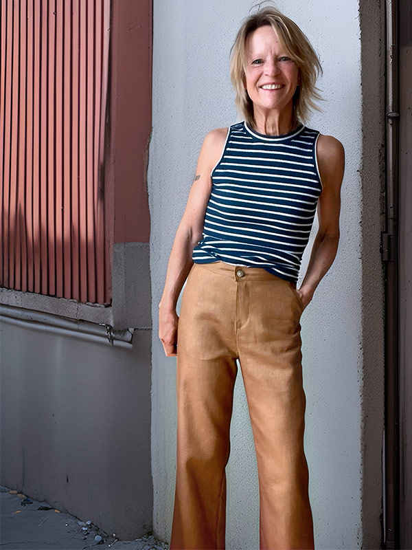 NAIRO 34 Leinen Braun