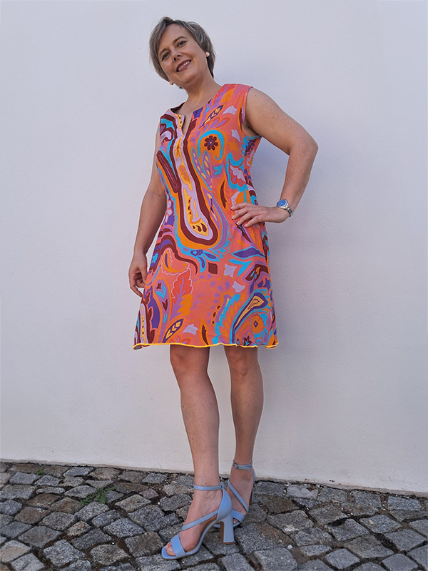 Morgane 38 P ärmellos Orange2
