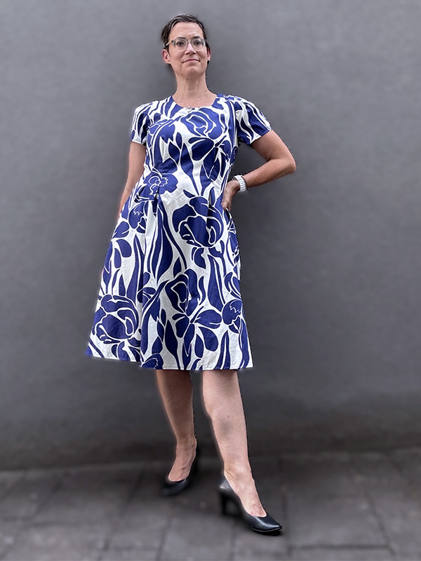 Morgane 40 Blau Weiß