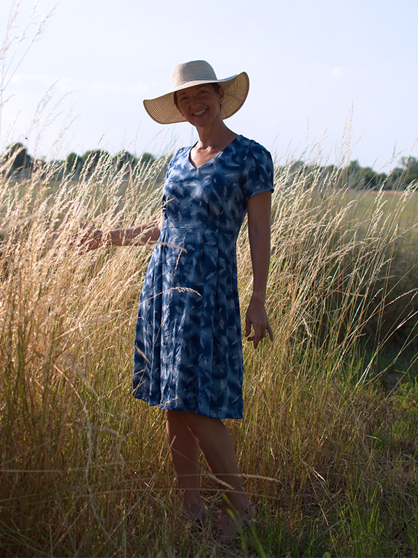 Morgane 40 Blau Viskose
