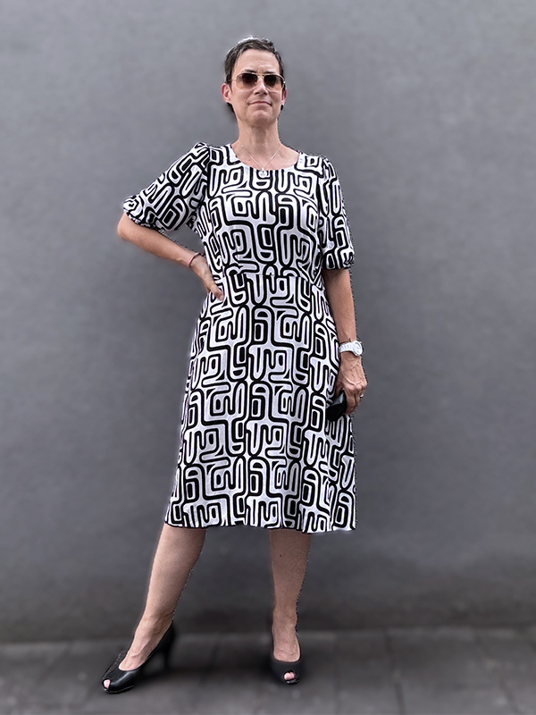 Morgane 40 Schwarz Weiß